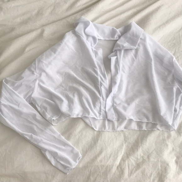 Shein SET swim mesh cover up (top and bottom) - Picture 2 of 8